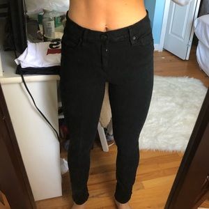 Black high rise BDG jeans